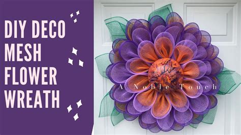 Paper Mesh Flower Wreath Tutorial Best Flower Site