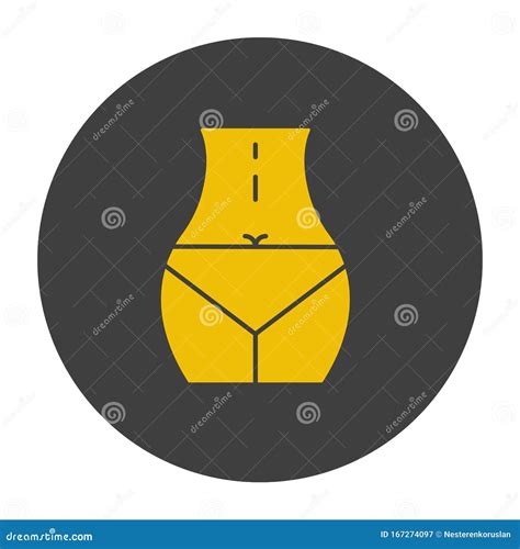 Bikini Silhouette Icon Vector CartoonDealer 197087197