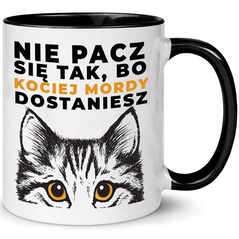 Kubek Ceramiczny Na Do Pracy Szko Y Ml Stylecouture Czarny