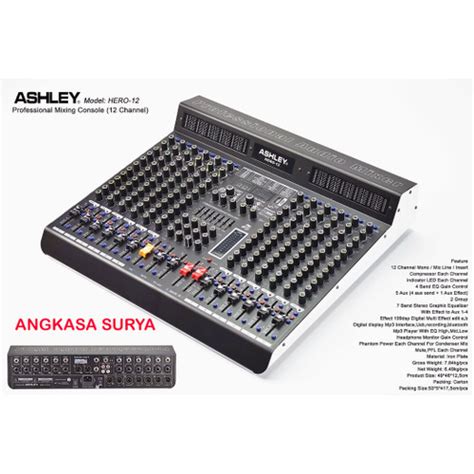 Jual Mixer Ashley Hero Original Mixer Audio Ashley Hero