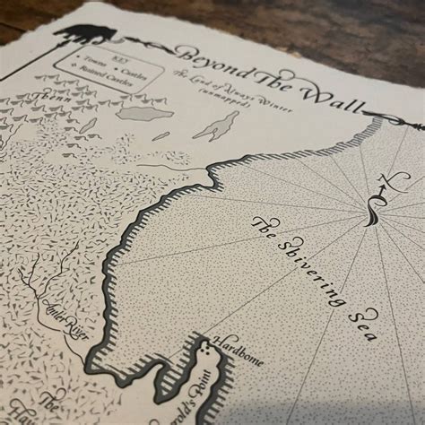 Beyond The Wall Map Game Of Thrones Westeros Map Essos