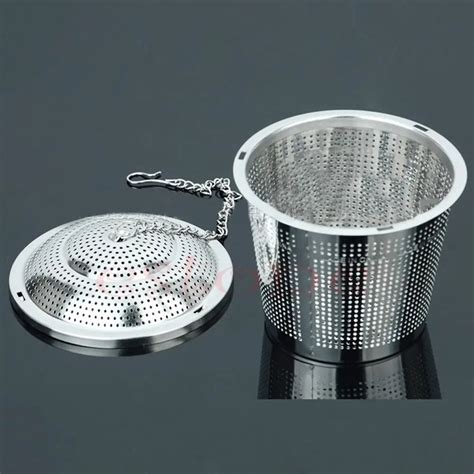 Practical Stainless Steel Tea Ball Herbal Strainer Mesh Infuser Filter