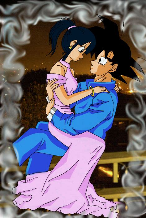 Goku and Chi-Chi by hagane-no-angel on DeviantArt