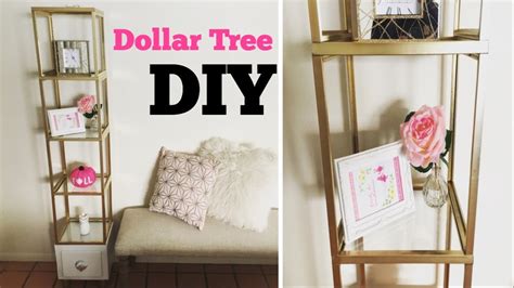 Dollar Tree Diy Glass Shelf Unit Collab With Coupontoprovide Youtube