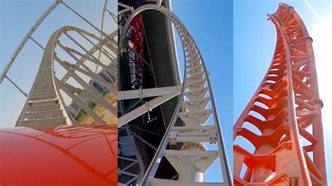 Every Roller Coaster At Ferrari World Abu Dhabi Including World S