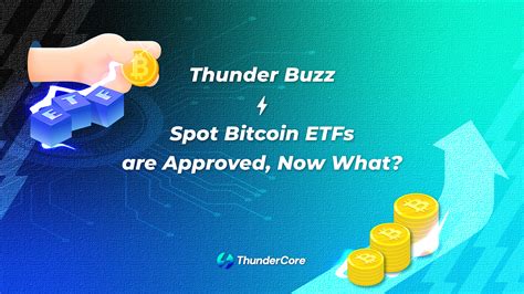 Thunder Buzz Spot Bitcoin Etfs Are Approved Now What Thundercore Blog