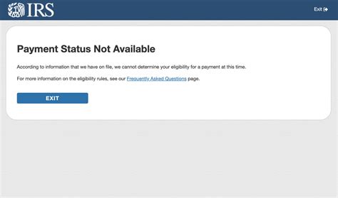 What ‘Payment Status Not Available’ on the IRS coronavirus aid site ...
