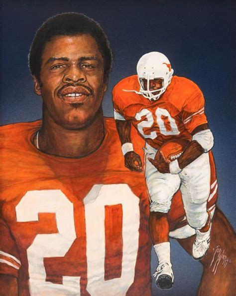 Earl Campbell U Of Texas Heisman Trophy Winner By Tedd Watts