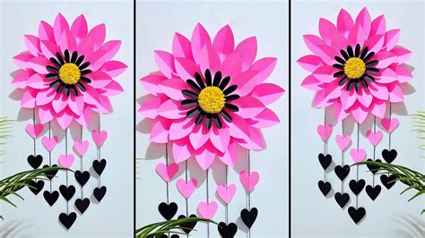 Best Paper Craft For Home Decoration Paper Flower Wall Decoration