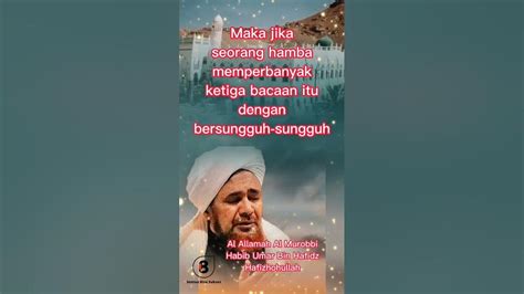 Habib Umar Bin Hafidz 3 Zikir Utamashorts Islam Ngaji Quotes