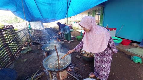 Suasana Hajatan Di Pedesaan Jajap Pengantin Jalannya Ektrem Kampung