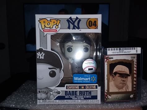 Funko Pop Babe Ruth Sports Legends Walmart Exclusive Cooperstown