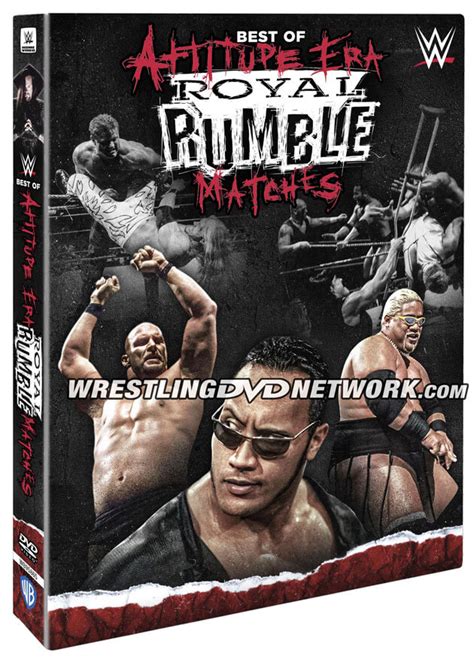 Cover Artwork For WWE Attitude Era Royal Rumble DVD Rumble 2023