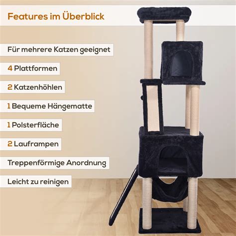 Benno Kratzbaum Cm Katzenbaum Kletterturm Kletterbaum Hoehlen Sisal