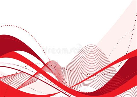 Ondas Del Rojo Ilustraciones Stock Vectores Y Clipart