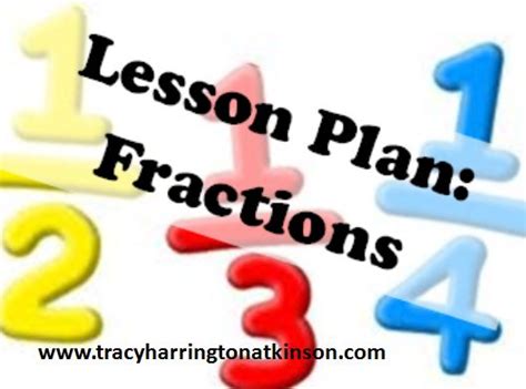 Lesson Plan On Fractions For Grade 6