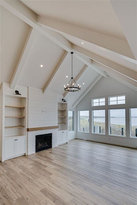 Pin By Ashley Ray On Home Improvements In 2024 Vaulted Ceiling Living