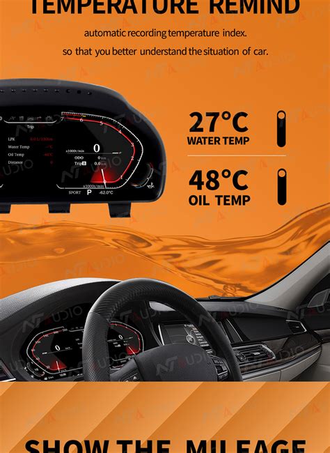 Lcd Digital Virtual Cockpit Instrument Cluster Display For Bmw