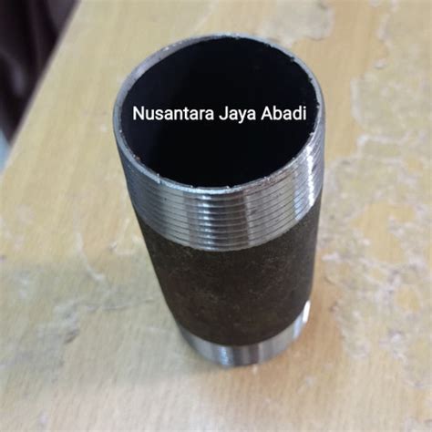 Jual Pipa Nepel Besi 10 Cm 1 1 2 Pipa Nepel CS 10 Cm Incian Besi