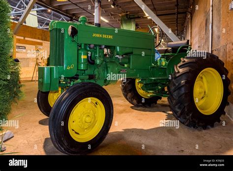 1953 John Deere 40 Farm Tractor On Display At The Pne Vancouver