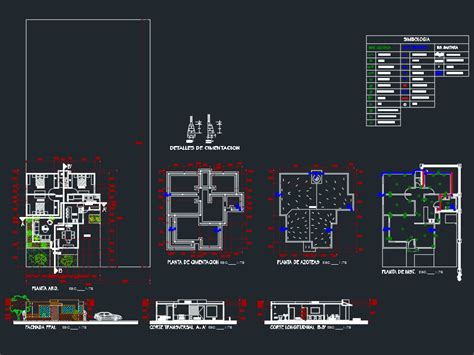 Casa En Esquina En Autocad Descargar Cad Kb Bibliocad