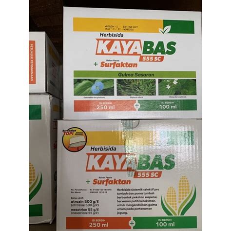 Jual KAYABAS 555 SC Herbisida Selektif Jagung 250ml Shopee Indonesia