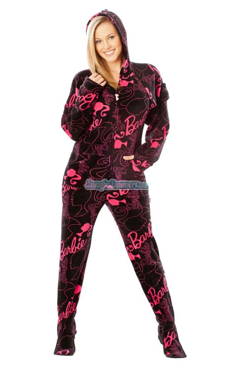 Barbie Hot Pink Barbie Footed Pajamas Pajamas Footie Pjs Onesies