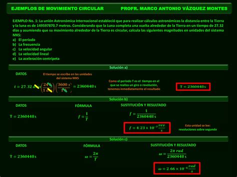 Ejemplos De Movimiento Circular Uniforme Ppt Descarga Gratuita