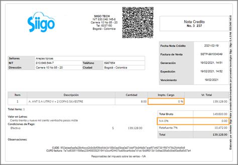 Elabora Tu Nota Cr Dito Electr Nica Portal De Clientes Siigo Software
