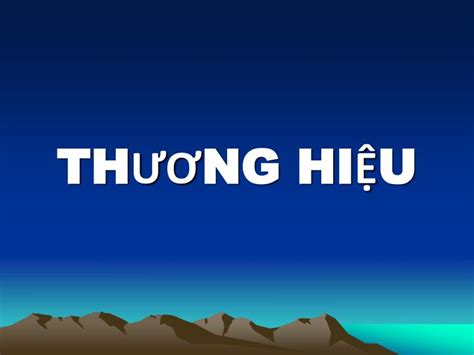 PPT THƯƠNG HIỆU PowerPoint Presentation free download ID 4684667