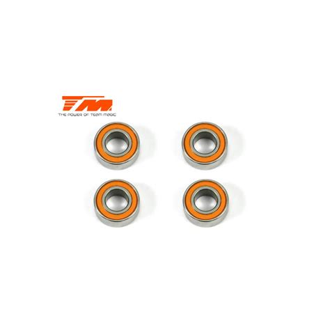 Roulements Billes M Trique X X Mm Tanche Orange Pces