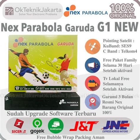 Jual Receiver Parabola Nex Parabola Garuda G1 Hybrid C Band Ku Band