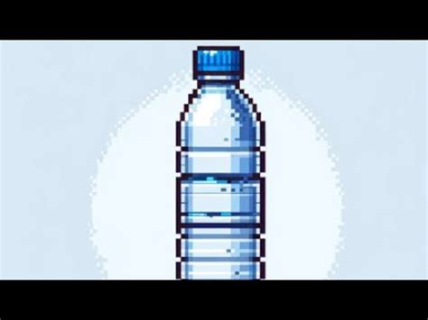 Coloring A Water Bottle In Pixel Art YouTube