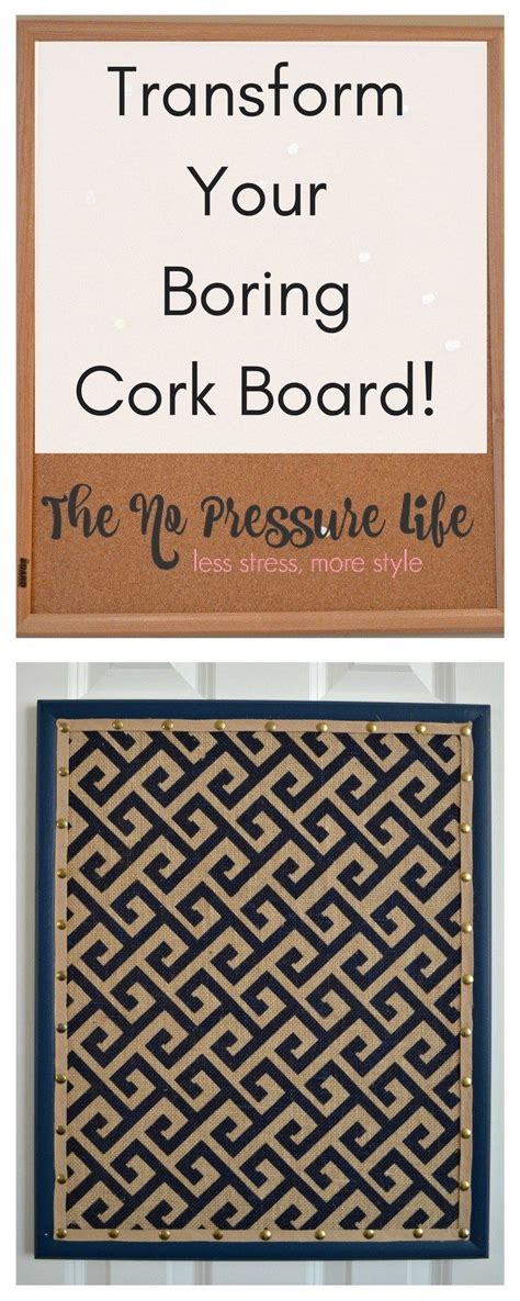 Cork Board Makeover With Fabric An Easy Diy Project In Just Steps