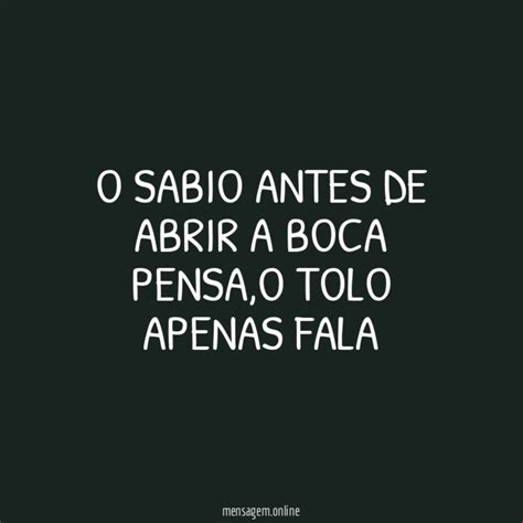 ANTES DE ABRIR A BOCA Nunca abra a boca para corrigir alguém