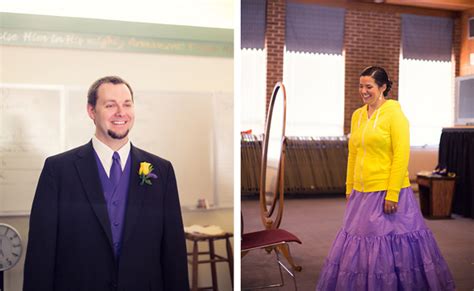 Purple and Yellow Real Wedding with Honeybee ThemeTruly Engaging ...