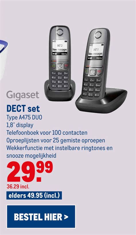 Gigaset DECT Set Aanbieding Bij Makro