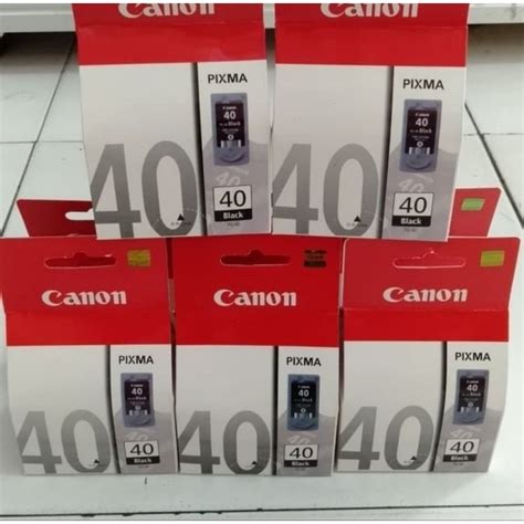 Jual Tinta Cartridge Canon 40 Black Original Shopee Indonesia