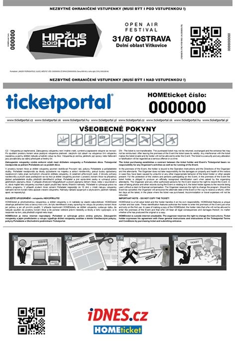 Eticket Vytla Si Vstupenku Doma Ticketportal Online Vstupenky A