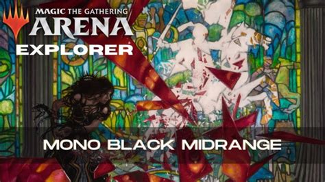 Mono Black Midrange Explorer BO1 Mythic MTG Arena MTGアリーナ最新