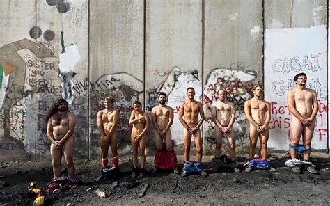 Nude Pro Palestinian Activists Have Locals Seeing Red The Times Of Israel