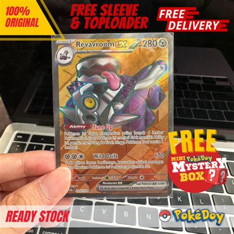 Jual Kartu Pokemon Revavroom Ex Sr 205170 Kilau Hitam Indonesia Sv3s Tcg Jakarta Barat