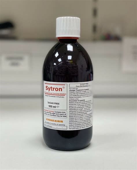 Sytron Syrup Sodium Feredetate 500ml