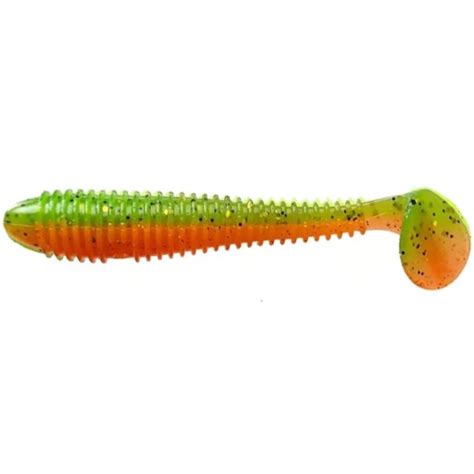 Силиконовая приманка для рыбалки Crazy Fish VIBRO FAT 3.2" 80 мм #5d ...