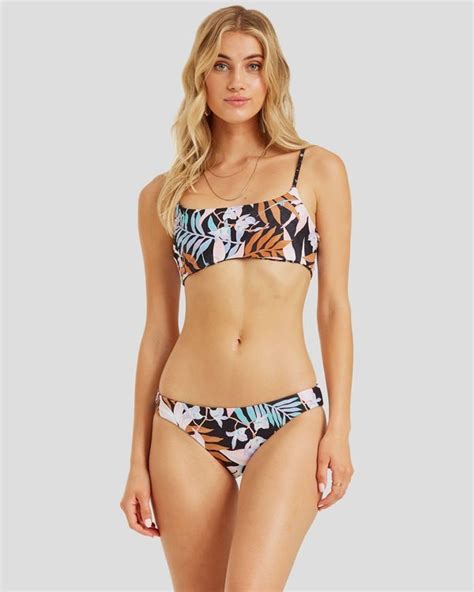 Tropic Moon Mini Crop Reversible Bikini Top 9353470962257 Billabong