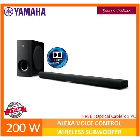 YAMAHA SR B40A Dolby Atmos SoundBar With Wireless Subwoofer Black