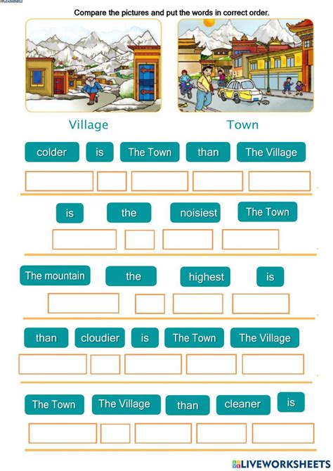 town online exercise for | Live Worksheets