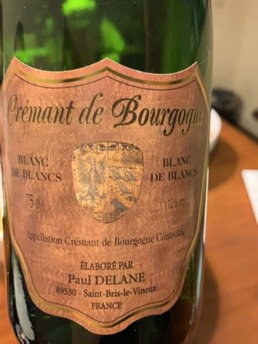 Paul Delane Blanc De Blancs Cr Mant De Bourgogne Vivino Us