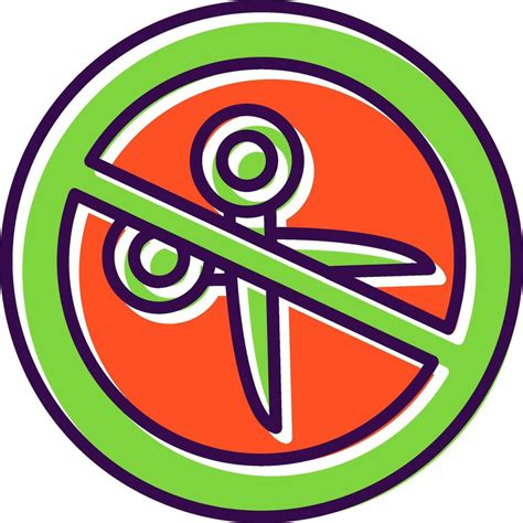 scissors filled design icon  vector art  vecteezy