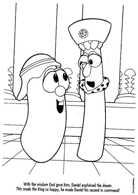 Veggie Tales Coloring Page Coloring Home